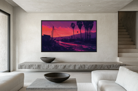 Sunset Drive – Retro California Glow for Samsung Frame TV