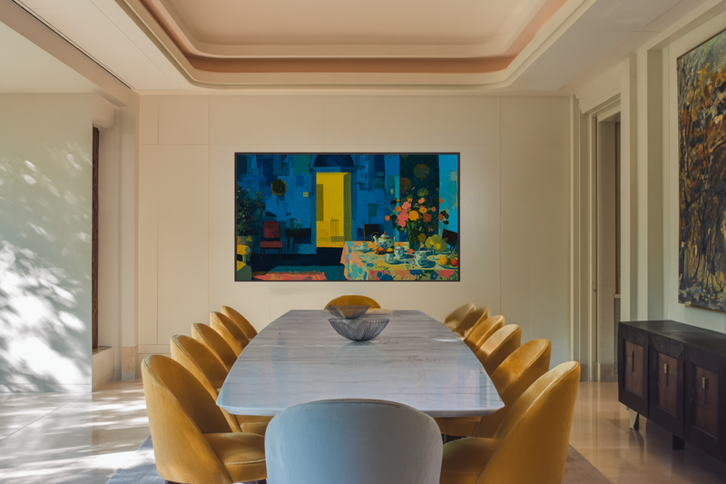 Tea in the Blue Room