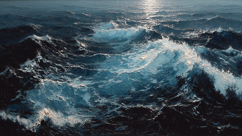 Tempest Call – Storm Seascape Art for Frame TV & CanvasTV