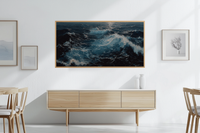 Tempest Call – Storm Seascape Art for Frame TV & CanvasTV