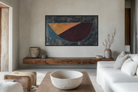 Terracotta Shapes – Textured Geometry for Samsung Frame TV