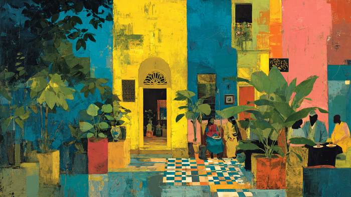 The Coral Parlor - 4K digital art for Samsung The Frame TV