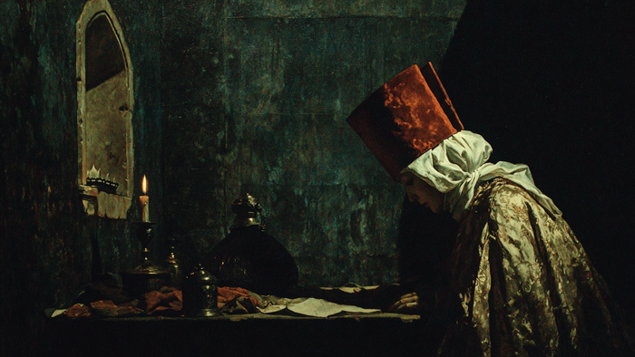 The Scholar's Flame - 4K digital art for Samsung The Frame TV