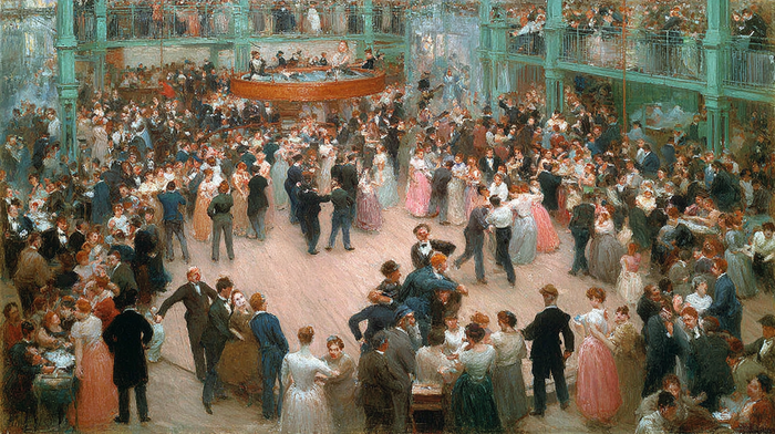 Troupe Before Curtain - 4K digital art for Samsung The Frame TV