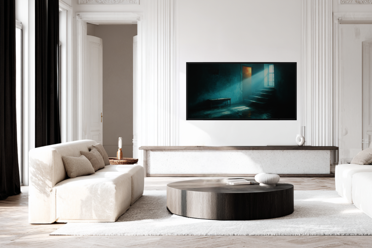 Turquoise Sanctuary - Free Interior Art for Frame TV