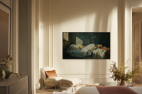 Chanterelles Scattered Linen Cloth