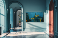 Venice Canal Amber Twilight