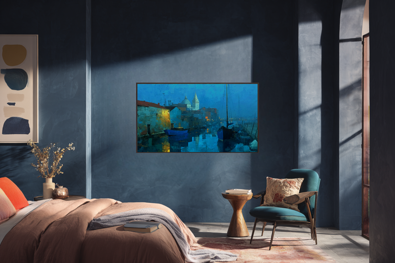 Venice Canal Morning Fog