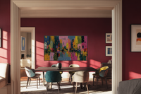 Vibrant Color Block Expression