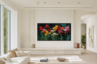 Vibrant Meadow – Celebration Impasto Flowers for Samsung Frame TV
