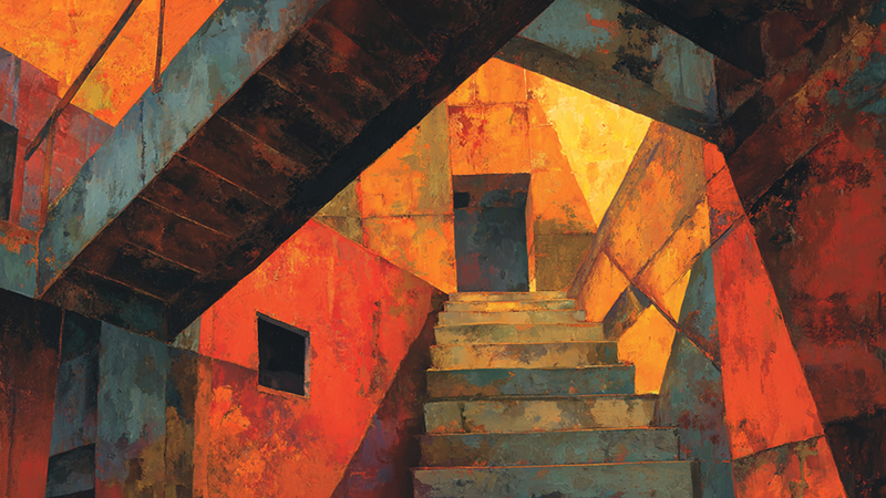 Weathered Iron Bridge Patina