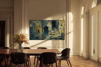 Weathered Limestone Staircase Light