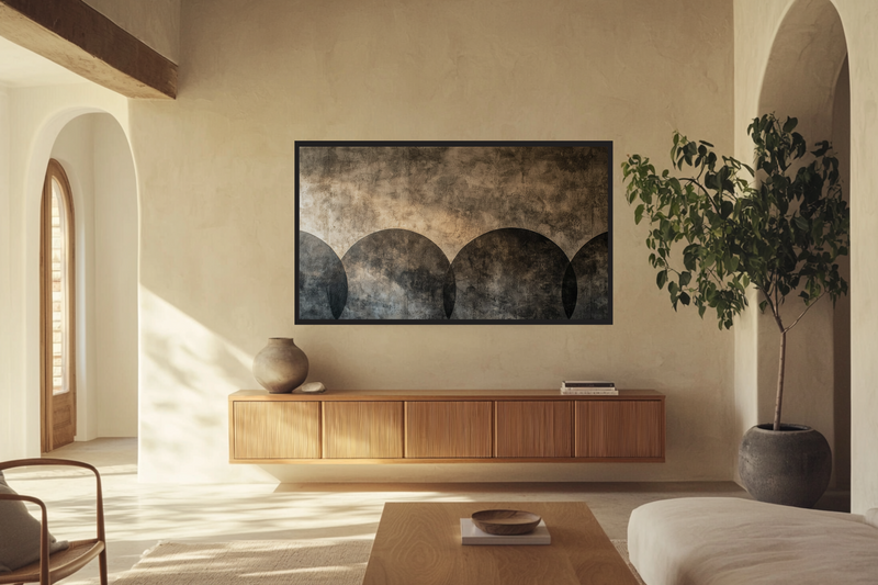 Worn Arches – Earthy Abstract Art for Samsung Frame TV