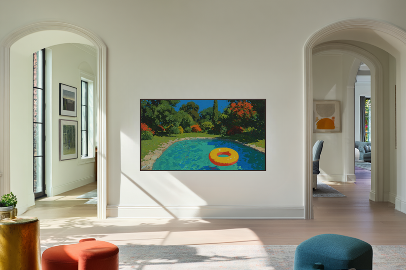 Yellow Ring Pool Afternoon