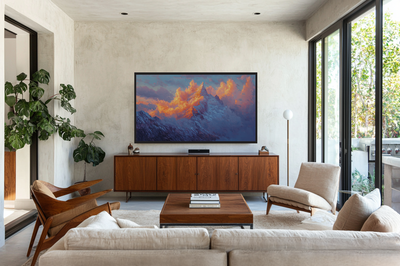 Alpine Fire – Summit Sunrise for Samsung Frame TV