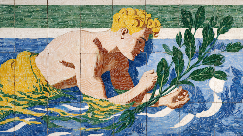 Aqua Dreams – Mythical Narrative Art for Frame TV & CanvasTV