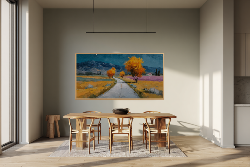 Autumn Mountain Passage Frame TV Art | 4K Digital Download