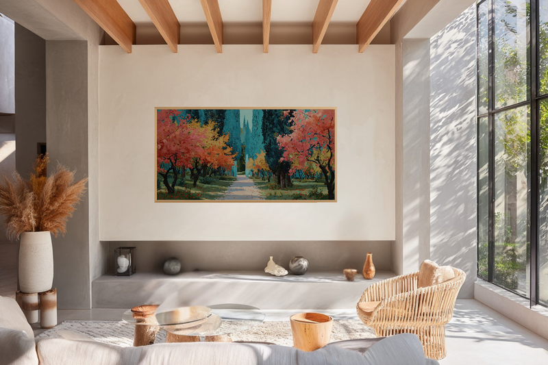 Autumn Park Reverie for Frame TV & CanvasTV | 4K Download