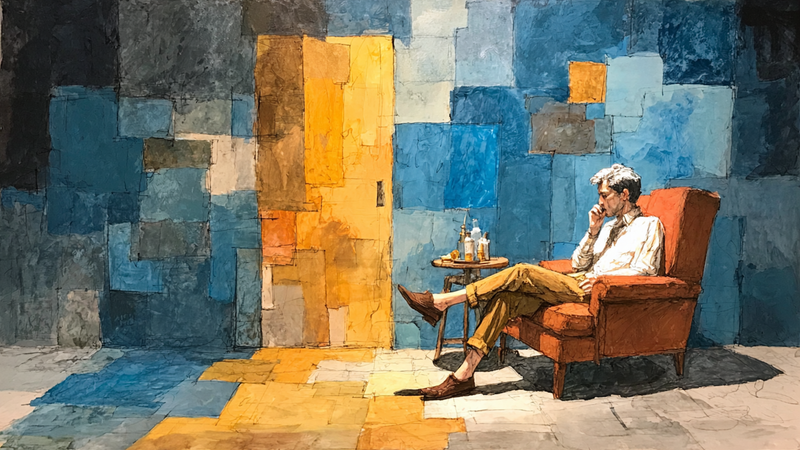 Contemplative Pause Art for Frame TV | 4K Digital Download