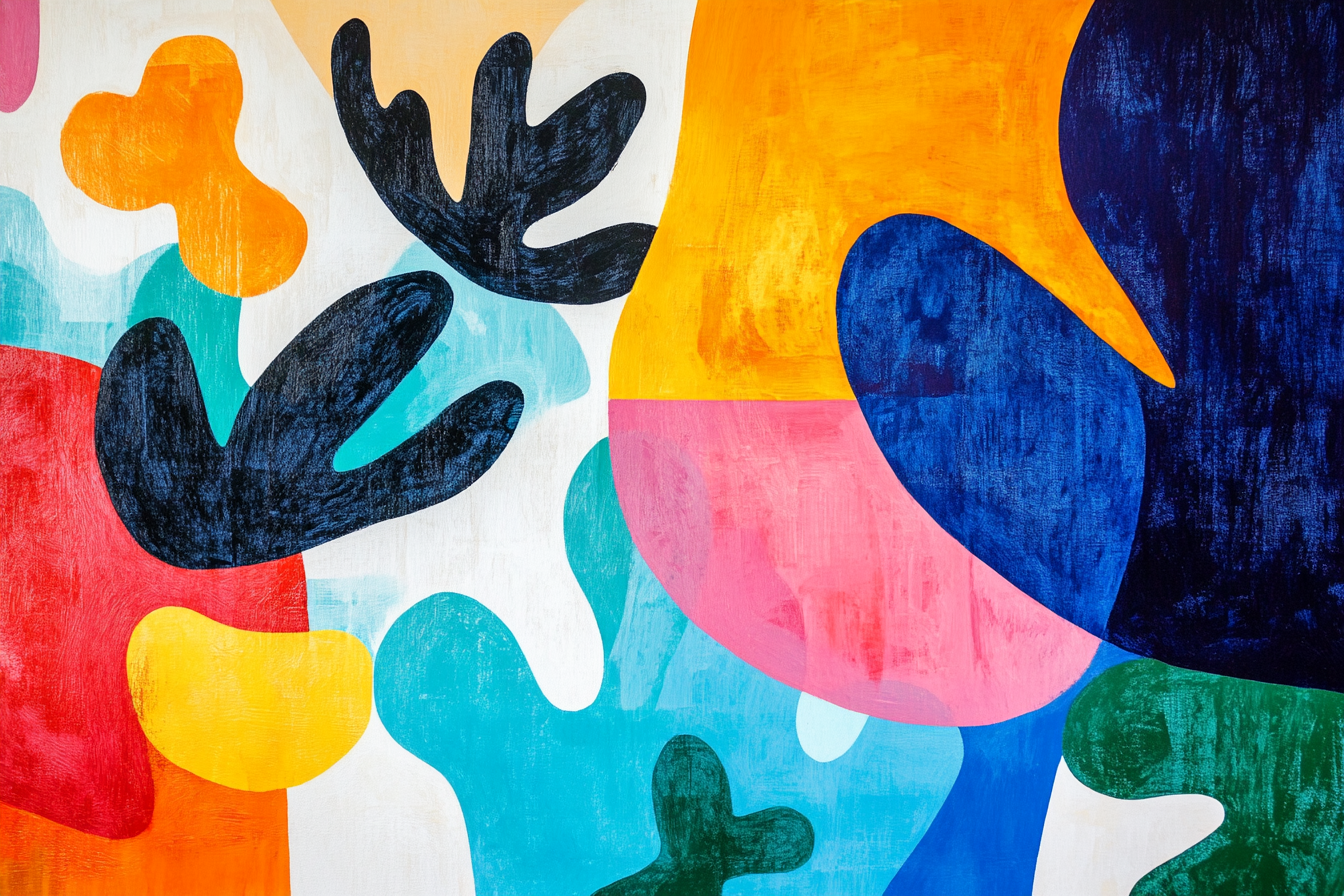 Dynamic colors and fluid forms creating striking visual energy – abstract digital artwork for Samsung Frame TV