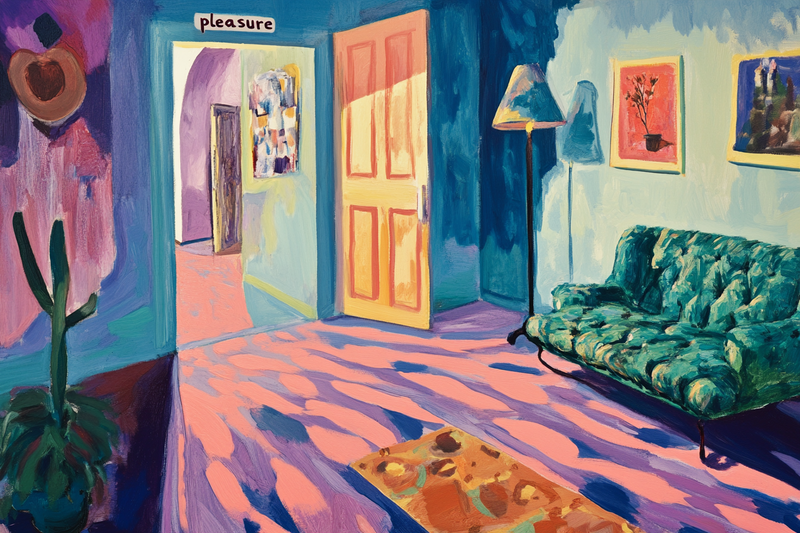 Vibrant Interiors – A Colorful Apartment Scene for Samsung Frame TV