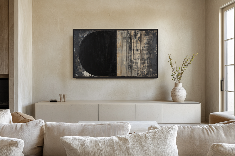 Divided Matter – Textured Geometric Art for Samsung Frame TV
