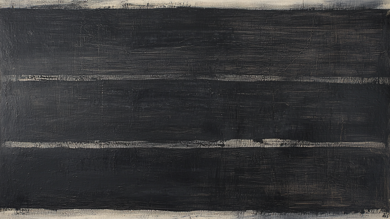 Divided Slate – Minimalist Black Band Art for Samsung Frame TV