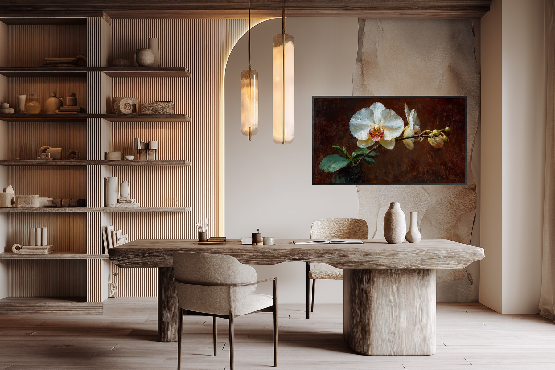 Curated 5-piece theme bundle for Samsung Frame TV and CanvasTV featuring coordinated 4K digital art by subject and style.