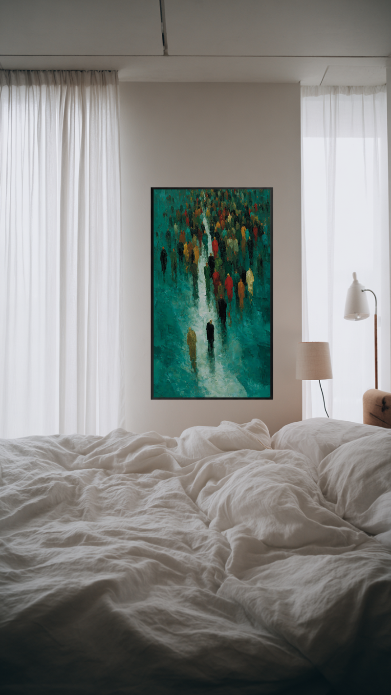 Inverted Teal Multitude