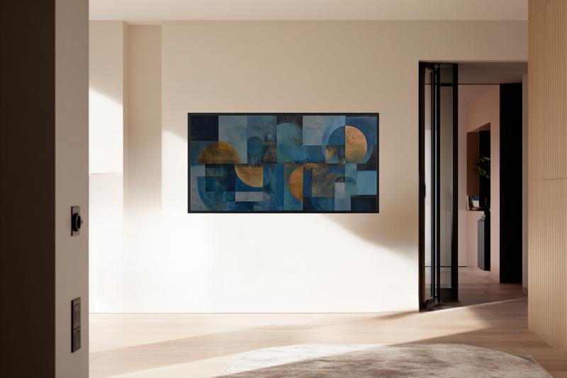 Modernist Reflection – Frame TV Wall Art Geometric (4K Download)