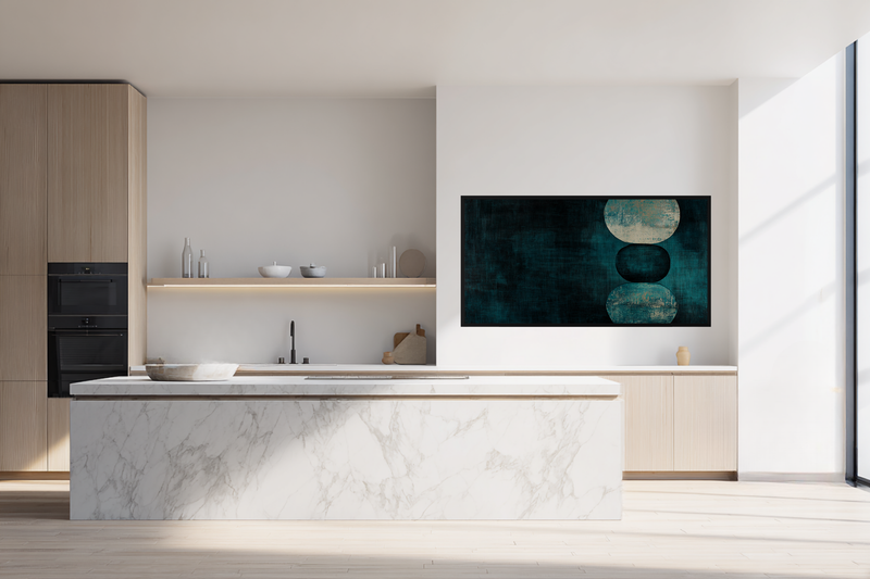Oceanic Balance – Stacked Serenity for Samsung Frame TV