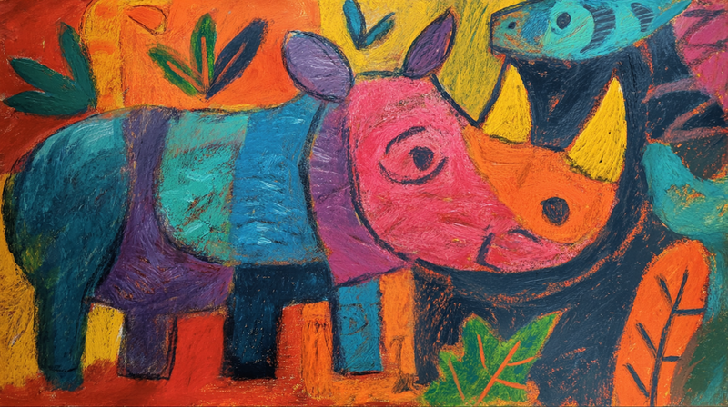 Playful Piglet Party - Kids Room Art for Samsung Frame TV