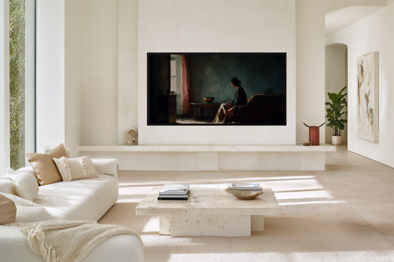 Quiet Contemplation – Samsung Frame TV Digital Art Figure (4K Download)