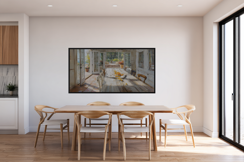 Sunlit Abundance – French Country Table for Samsung Frame TV