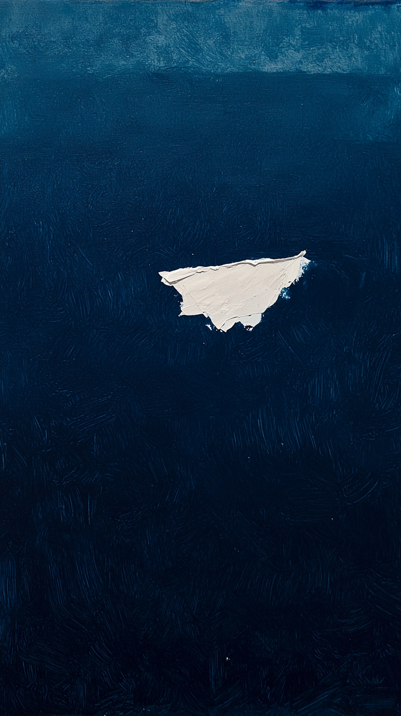 Torn Fragment at Midnight