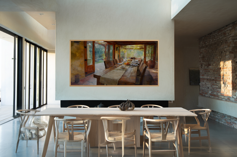 Tuscan Harvest – Feast Table for Samsung Frame TV