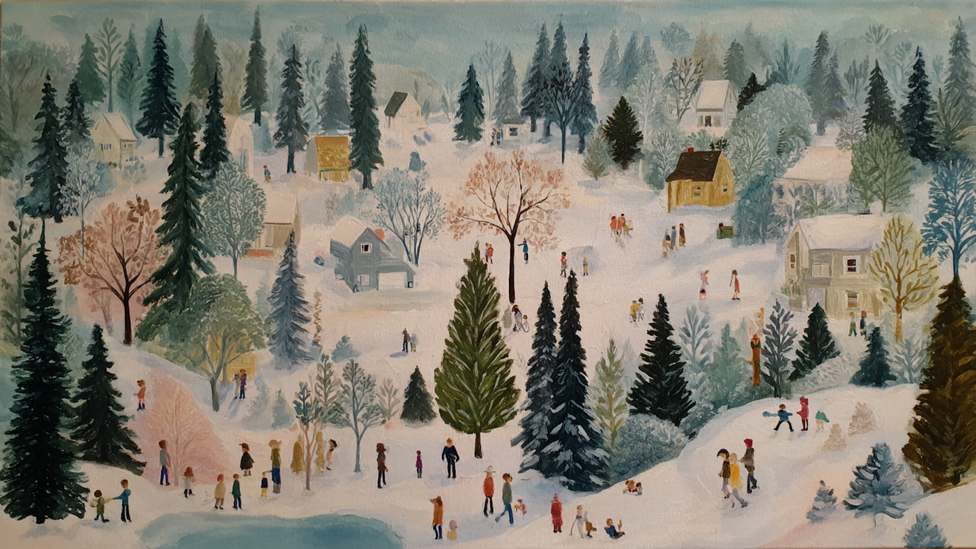 Winter Village Community - FREE November Download