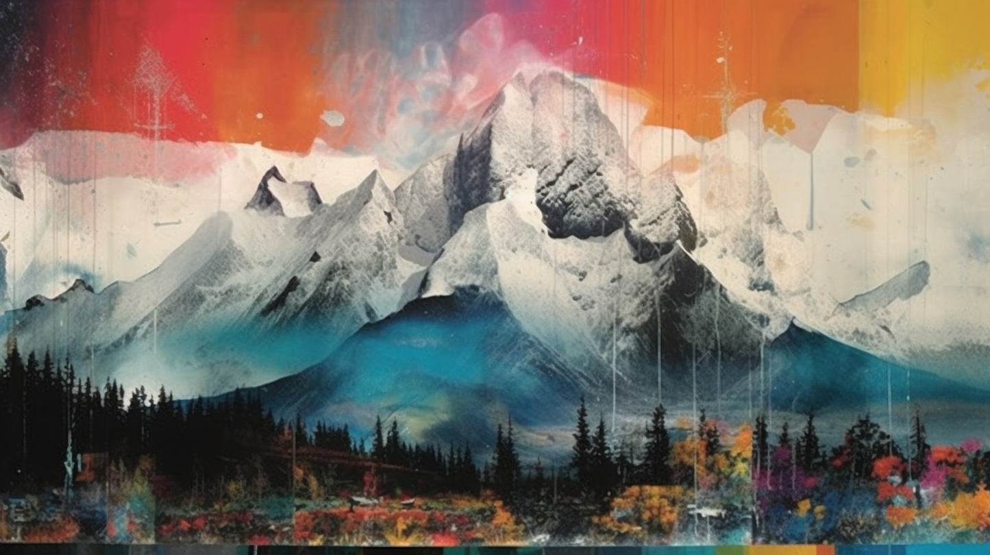 Mountain Scene by Art For Frame