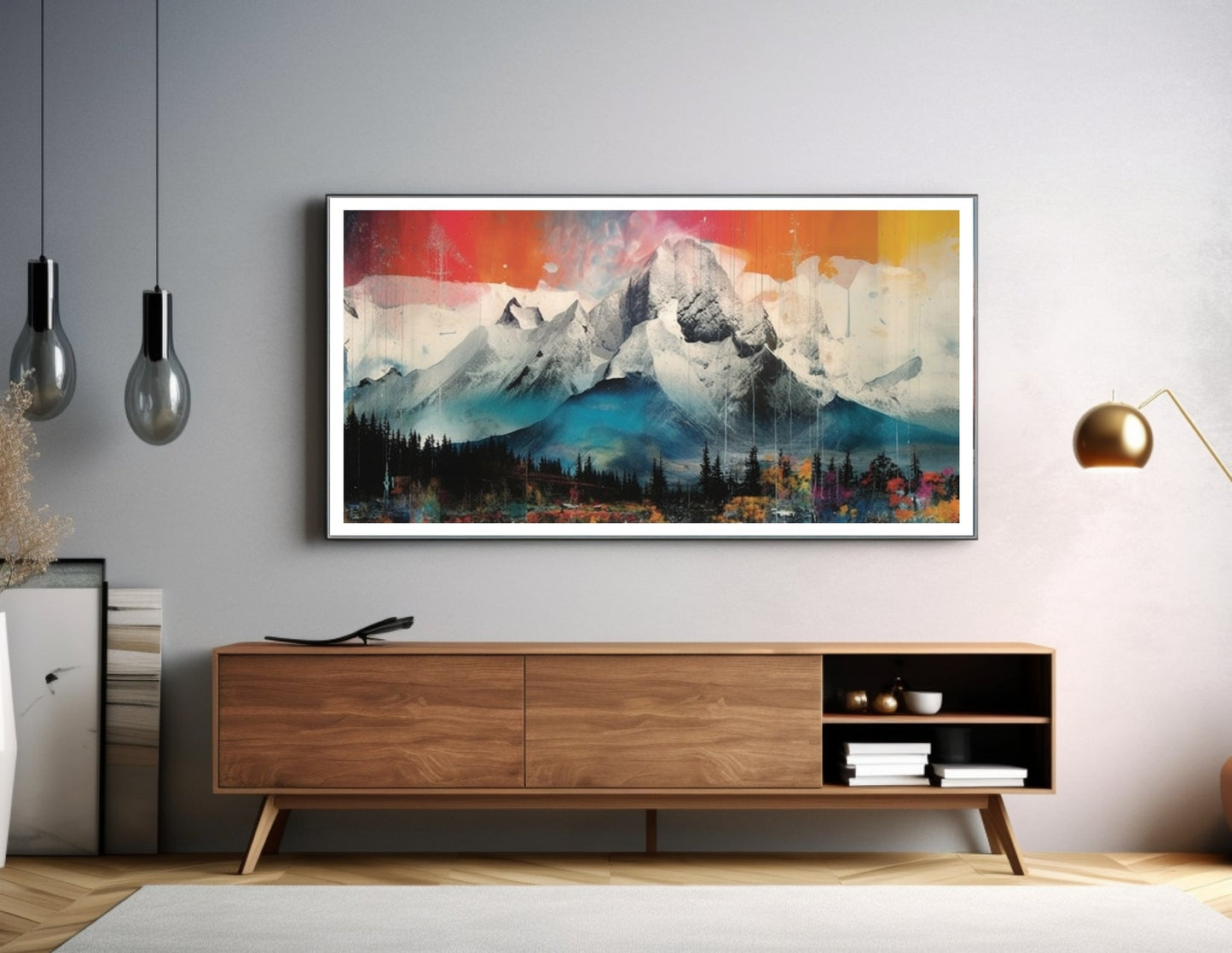 Mountain Scene by Art For Frame